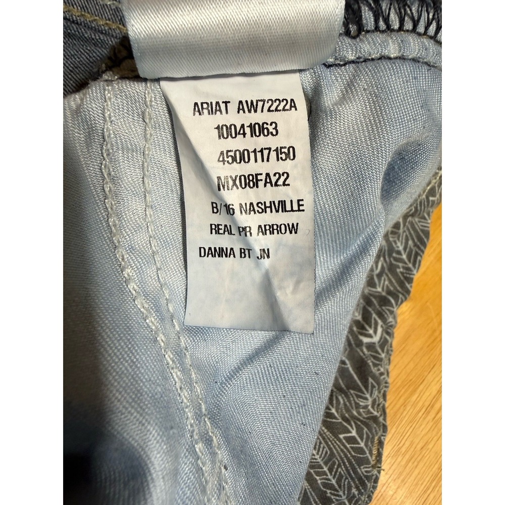 Ariat REAL Arrow Danna Jeans Womens 29L Perfect Rise Bootcut Nashville Western - Picture 10 of 15